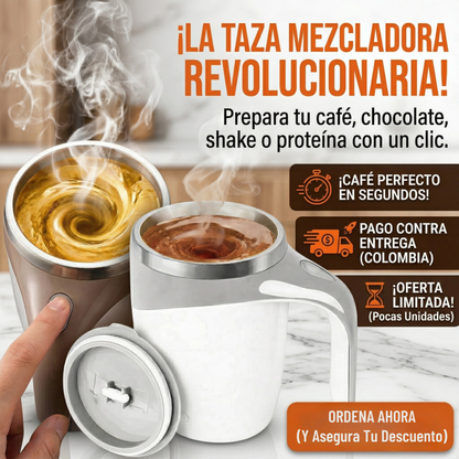 Taza Mezcladora Inteligente – Mezcla tu café en segundos